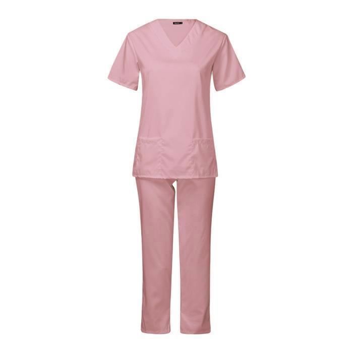 Uniforme Médicale Unisexes Ensemble: Haut et Pantalons Blouse