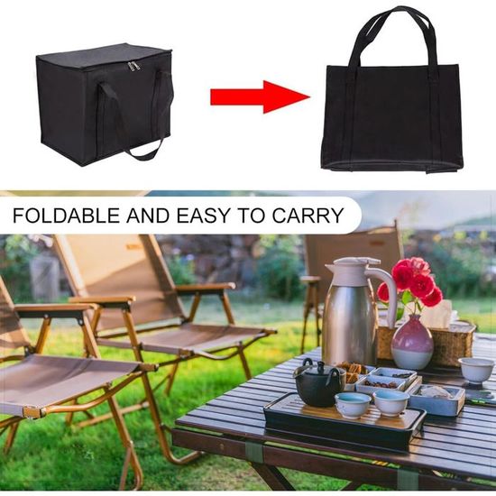 SAC ISOTHERME,A Black 35L--Sac isotherme pour aliments 35l, Extra Large SAC ISOTHERME,A Black 35L--Sac isotherme pour aliments 35l, Extra Large