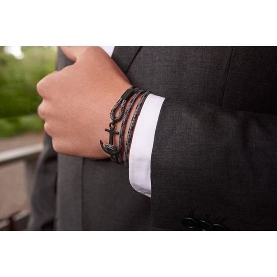 Bracelet Unisexe Noir Tom Hope Eclipse M - Achat / Vente bracelet -  gourmette Bracelet Unisexe Noir Tom - Cd