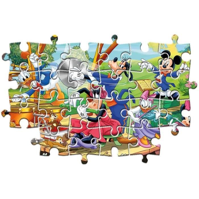 Clementoni - Puzzle enfant - Mickey Mouse - 2x60 pièces - Coloré et ...