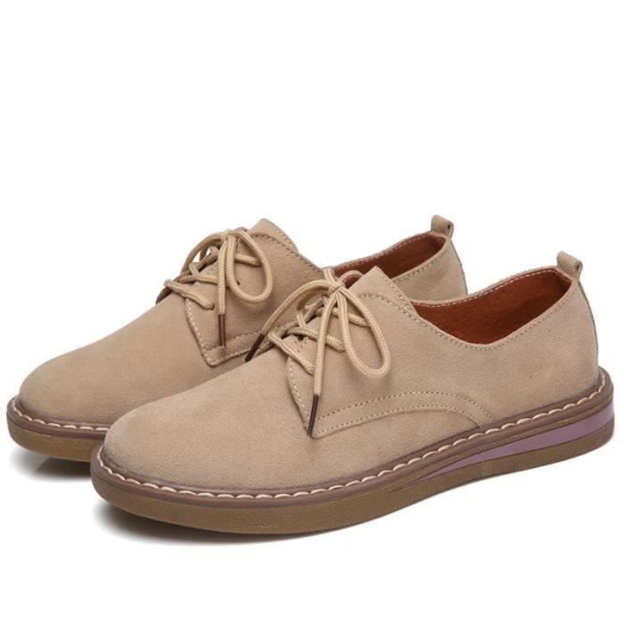 Derbies Femme Marque Cuir Souple Noir Noir Cdiscount Chaussures