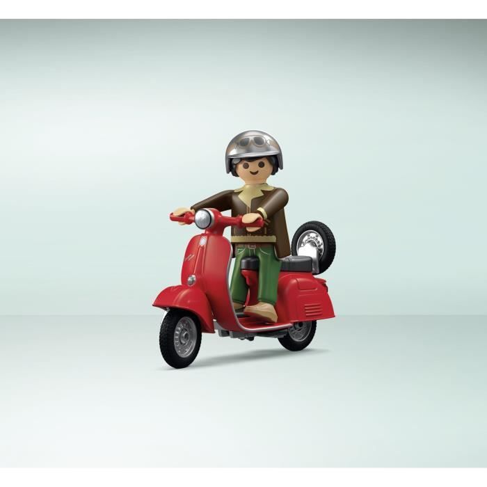 Miniature Scooter Collection PLAYMOBIL Vespa 150 Sprint 1969 - Modèle Collection Bleu - 16 Pièces - Roue Amovible - Dès 5 Ans Jouet Figurine 5 Ans Miniature Scooter Collection PLAYMOBIL Vespa 150 Sprint 1969 - Modèle Collection Bleu - 16 Pièces - Roue Amovible - Dès 5 Ans Jouet Figurine 5 Ans