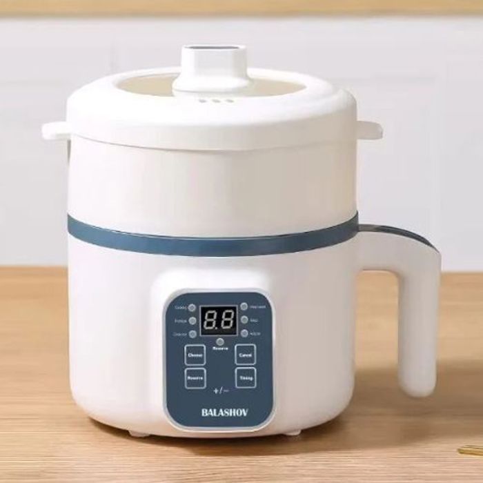 Cuiseur à riz électrique domestique Mini marmite multifonctionnelle, marmite à la vapeur. Marmite chauffe rapidement