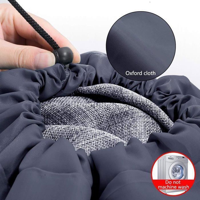 Sac à Linge De Voyage Pliable – 2 Sacs 61x92 Cm, Imperméable, Grande Capacité Pour Linge Sale – Idéal Déménagement, Camping, Buanderie