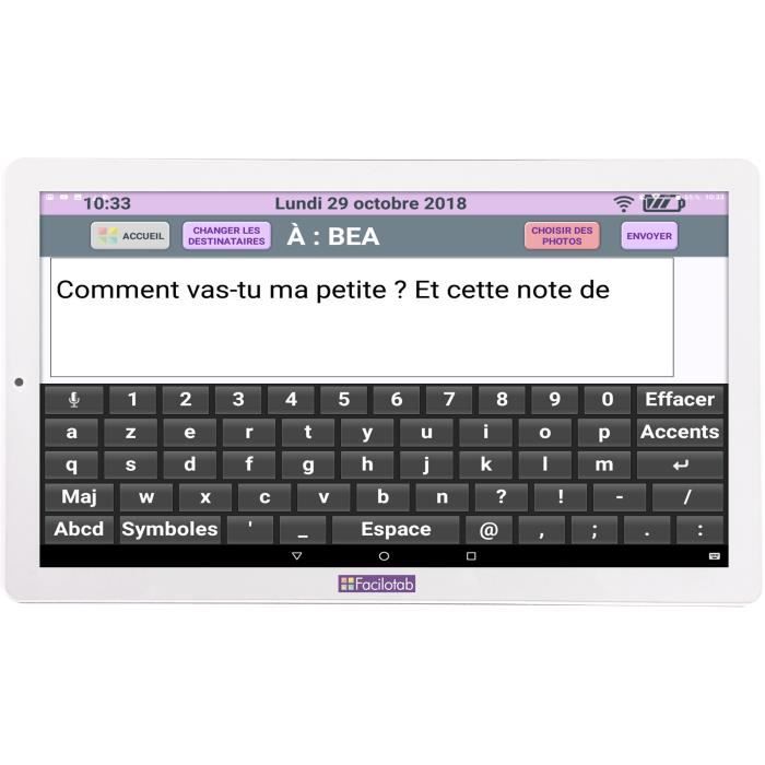  Tablette L 10,1 pouces Wifi/3G+ 32Go4