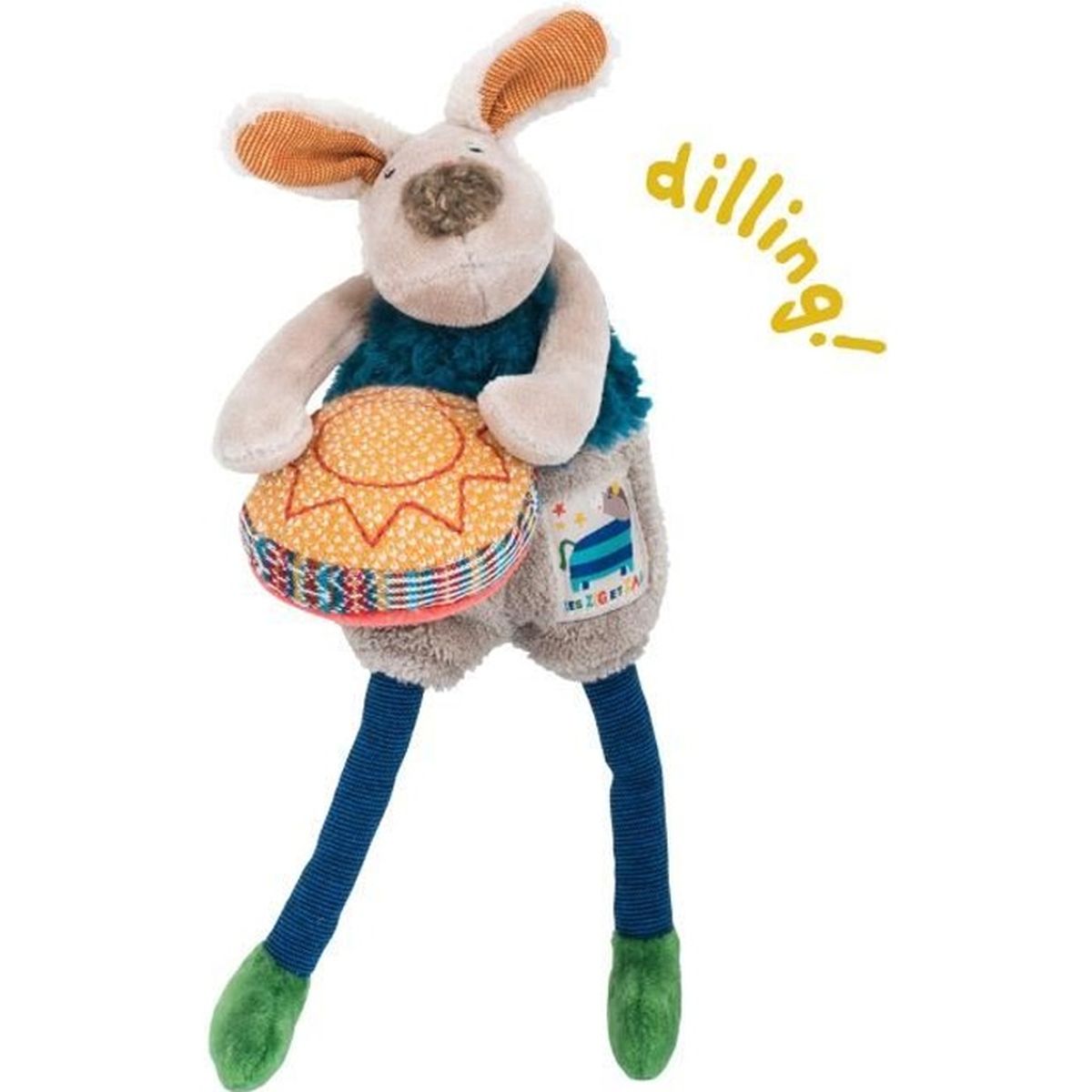 Moulin Roty Doudou Chien Et Son Tam Tam Hochet Les Zig Et Zag 23 Cm Peluche Bebe Garcon Cdiscount Puericulture Eveil Bebe