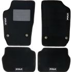 Jeu de 4 tapis moquette pour VOLKSWAGEN POLO 2001>2004 4 FIX OVALE
