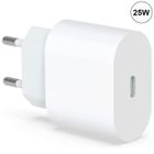 Chargeur USB-C 25W - E.F.Connection - Charge rapide - pour Samsung A06s A15 A16 A26 A36 A56 S25 Fe S24 S23 S22