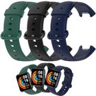 LECMACY Bracelet de Rechange pour Xiaomi Mi Watch Lite, [3 Pack] Coloré Bracelet de Remplacement étanche Compatible avec Mi Watch Lite