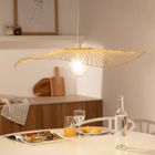 TECHBREY Suspension Bambou Longnan Naturel