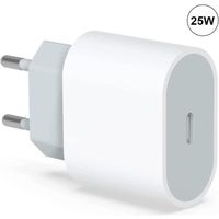 Chargeur Rapide USB-C 25W Blanc pour Samsung Galaxy A05 A05s A15 A25 A35 A55