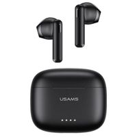 USAMS-US14 série Écouteurs Sans Fil Bluetooth 5.3 double micro ENC écouteurs réduction de bruit TWS casque stéréo semi-in-ear, Noir