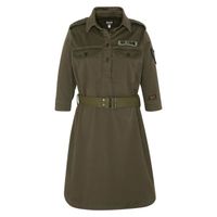 Robe femme Schott Militaire - kaki - XS - Vert - Occasionnel