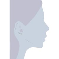 Rafaela Donata Boucles d'oreilles lot de 3 pour Femme en Argent Sterling Orné de cristaux Swarovski