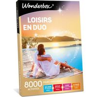 Wonderbox - Box cadeau - Loisirs en duo - 8000 activités