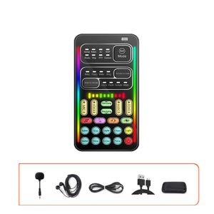 Carte Son Externe V8S Live Avec Changeur De Voix Et Effets Multiples Pour Lenregistrement De Conversations Karaoke A Domicile~p180289421