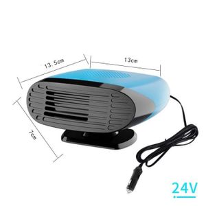 RADIATEUR DE CHAUFFAGE Bleu 24V - Ventilateur de chauffage électrique Por