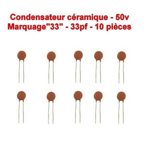 assortiment Kemo s007 céramique condensateurs