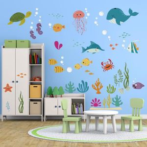 Wallpaper Sea Life Hublots Sous Marins 3d Stickers Muraux Decor A La Maison For Free