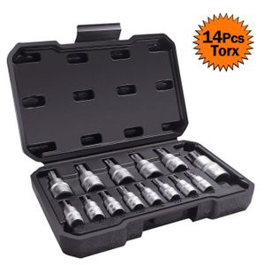 BGS Clé à Douille-JEU 9 pièces bitsortiment 1//4/" TX Ecrou t10-t50 pces