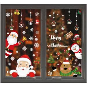 Noël Noël Flocon de neige amovible Fenêtre Stickers Art Decal wallhome Shop decor 