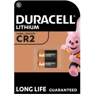 PILES Piles au lithium haute puissance Duracell CR2 3 V, lot de 2 (CR15H270)