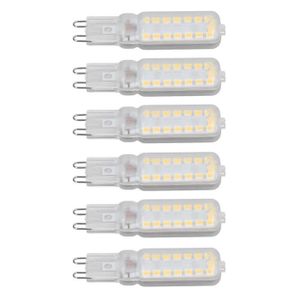 AMPOULE - LED (Blanc Chaud 220-240V)6 Ampoules à LED G9 7W à Gra
