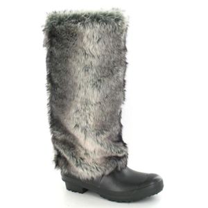 Botte Fausse Fourrure Femme Cdiscount