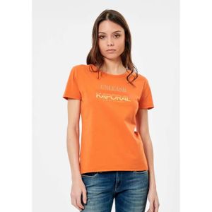 T-SHIRT KAPORAL - T-shirt orange Femme  LORIE