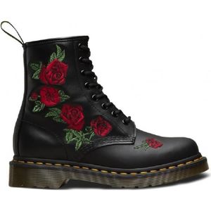 BOTTINE Boots Dr Martens 1460 Vonda Noir - Femme - Lacets