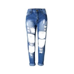 Jean troué femme - Prêt-à-Porter