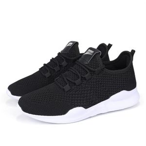 BASKET Baskets Femme - Chaussures de sport Casual - Noir 