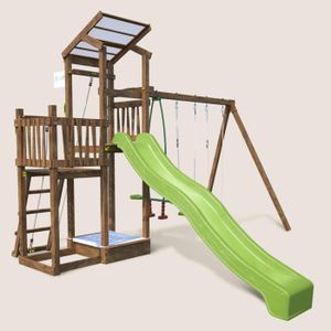Portique jeux extérieur bois clearance