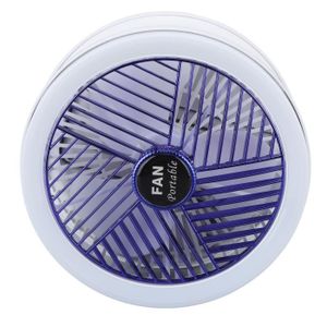 VENTILATEUR VGEBY Ventilateur de Bureau USB LED Pliable Silencieux pour Maison Bureau Ecole - Ventilateur de Table Portable