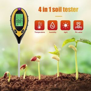 Testeur de Sol 4 en 1 Soil Tester PH-mètre, température, hygromètre pour  Jardin Ferme Pelouse Intérieur en Plein Air Plante Fleur - Cdiscount  Bricolage