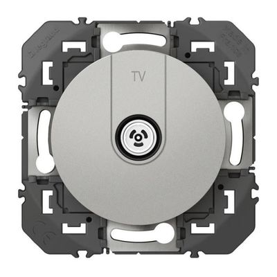 Prise TV Legrand Sagane 99112 – Simple, Jaune/blanc, Complète Et Neuve