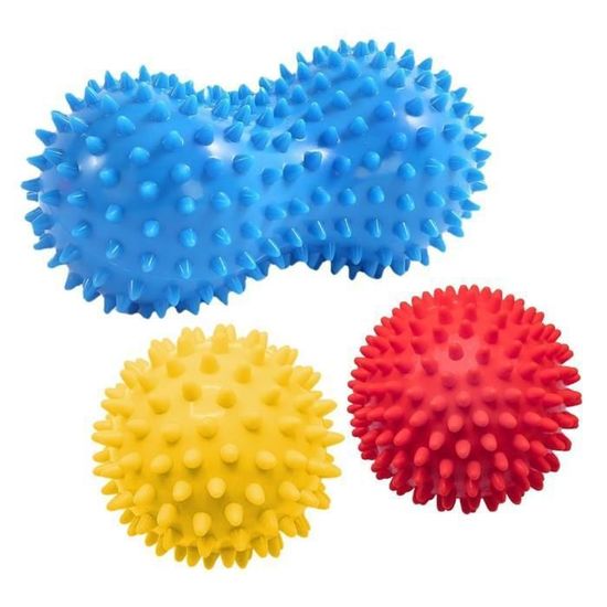 Pack De 2 Balles De Massage Lacrosse – Fitness, Rééducation, Physiothérapie – Marque Navaris, Neuves