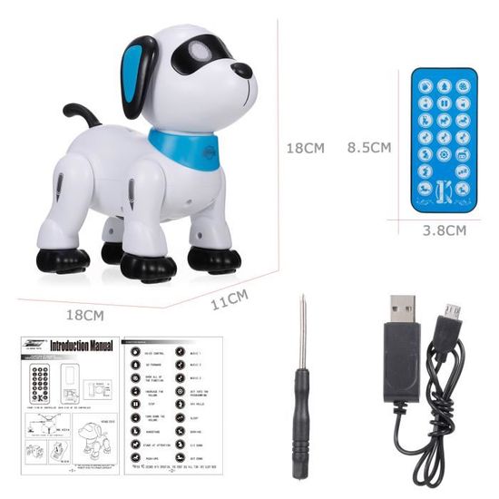 Type 2 Le Neng Toys Animaux de compagnie electroniques pour enfants Robot RC Chien Telecommande vocale Mu Cdiscount Jeux Jouets