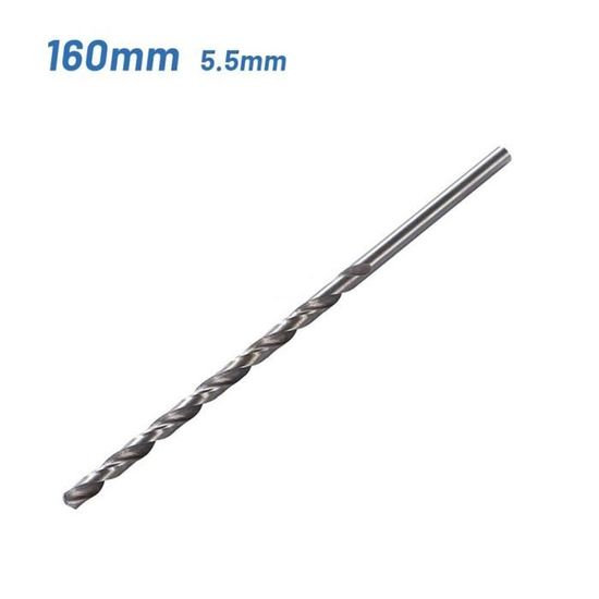 Foret Hélicoïdal HSS 8,5mm X 200mm - Pour Métal, Acier, Aluminium, Laiton, Spirale 135mm, Acier Rapide - 6
