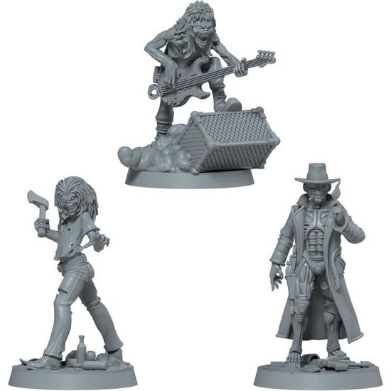 Figurines Iron Maiden pour Zombicide CMON Pack de 6 Eddies