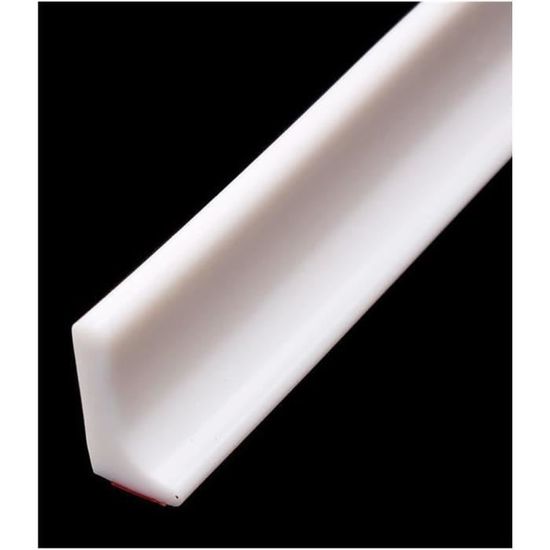 Bande Rétention D'eau Silicone - Blanc, 100 Cm - Séparation Douche Sans Bac, étanche Et Autocollante - 5