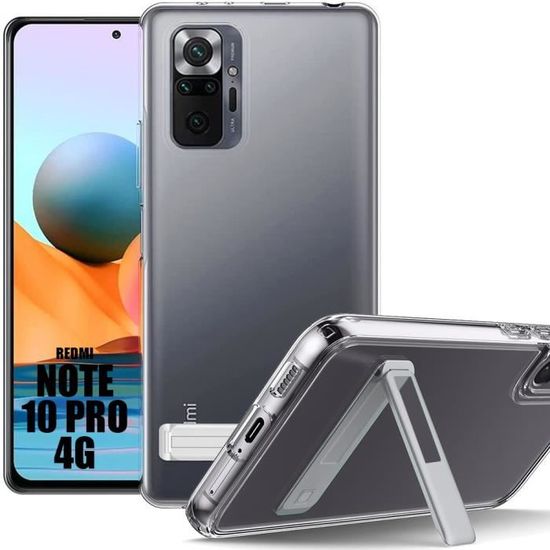kwmobile Custodia Compatibile con Xiaomi Redmi Note 10 Pro Cover - Back Case per Smartphone in Silicone TPU - Protezione Gommata - blu chiaro matt