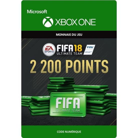 FIFA 18 Ultimate Team: 2200 Points pour Xbox One