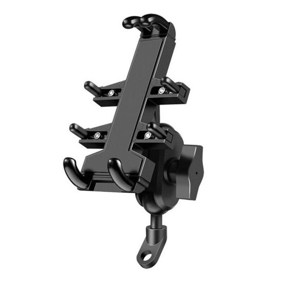 Support Universel Pour Téléphone Sur Moto Et Vélo - Rotation 360° - Couleur Noir - Neuf Garanti 1 An
