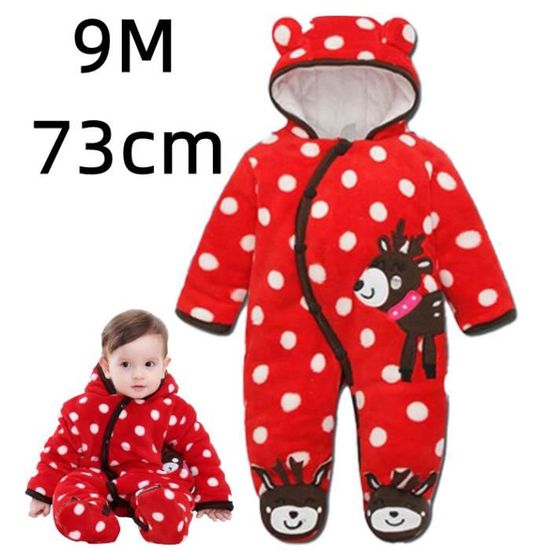 Grenouillère Noël Grinch Bébé - Manches Longues, Vert Monstre - 3-18 Mois