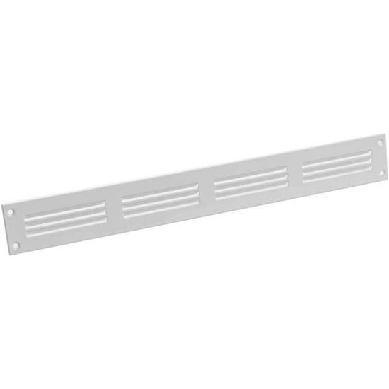 Bouche Vmc 500x400mm Blanc Métal Grille De Ventilation - Grille D'aération Avec Moustiquaire[111 Grille Aeration Rectangulaire