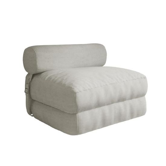 Fauteuil Sac Seyakany - Dossier Haut, Avec Repose-pieds, Chenille Rose, Capacité 150 Kg