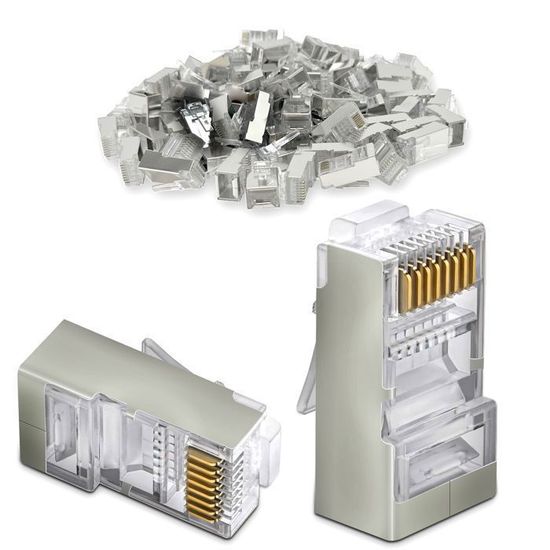 Connecteur Rj45 Cat 6 Avec Guide – MFTZTR