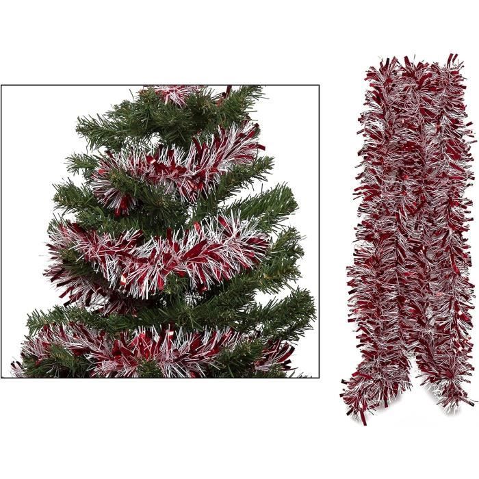 Lot De 2 Guirlandes De Noël Argentées Tallon – 2 M – Fines Et Mates