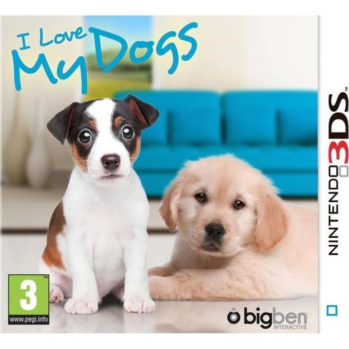 I Love My Dogs Jeu 3DS